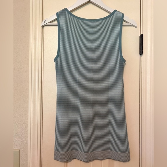 St John Striped Scoop Neck Tank Top Shell - Picture 4 of 5